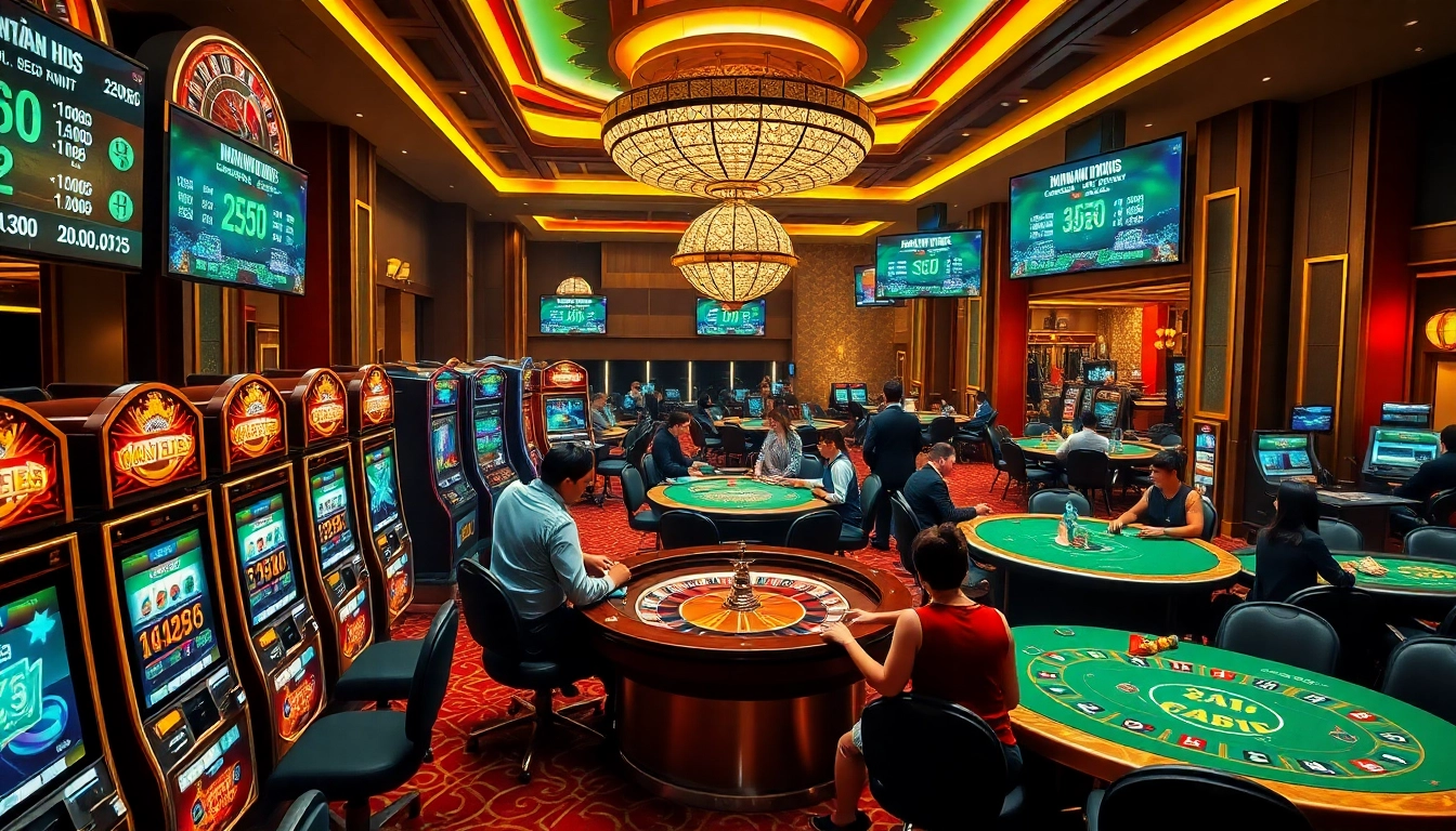 Engage with the excitement of gambling at a lavish casino, exploring strategies and tips like "Nếu như vậy bám vào đây".