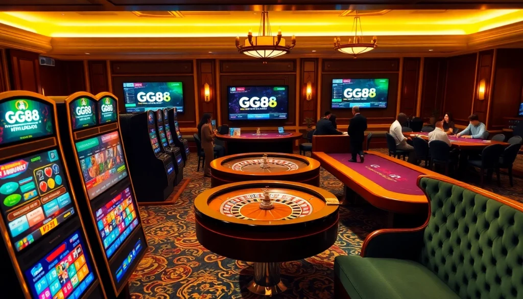 Experience the excitement at gg88 com with vibrant slots and a lively poker game.