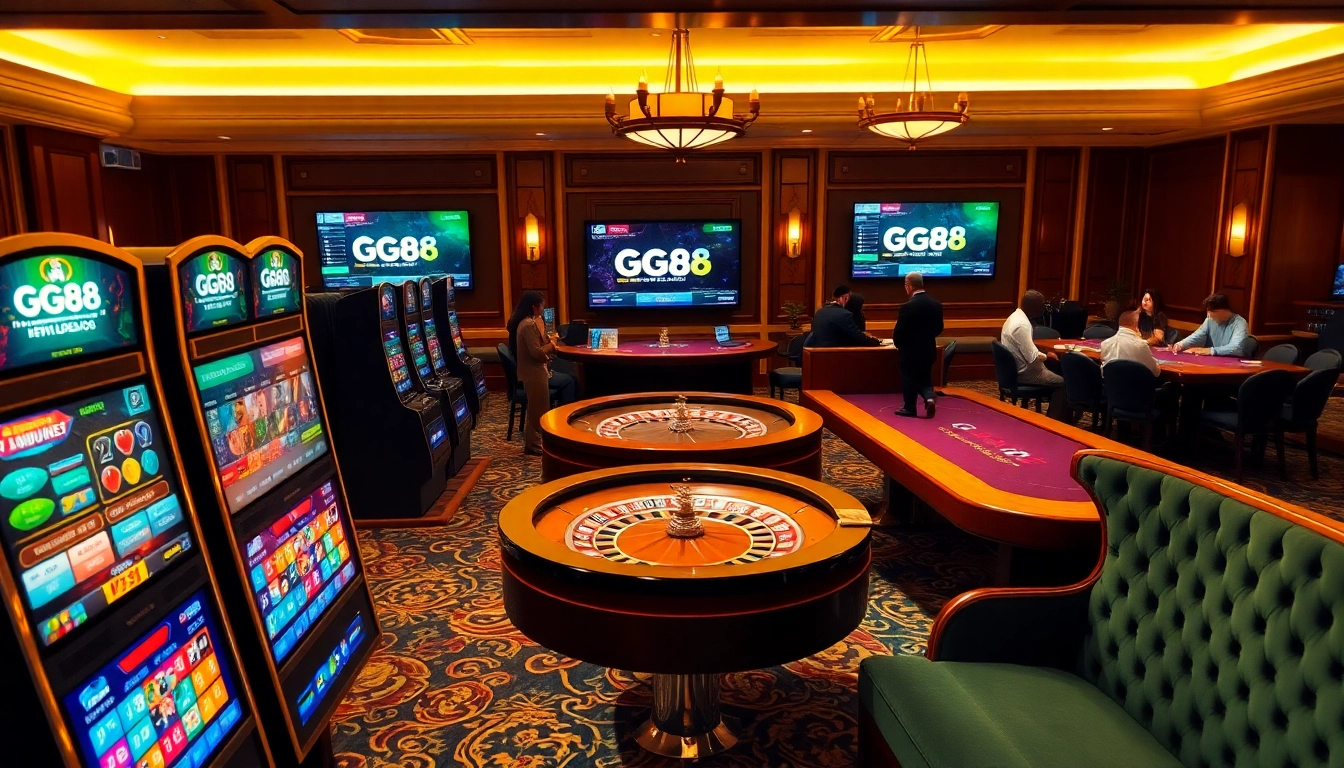 Experience the excitement at gg88 com with vibrant slots and a lively poker game.