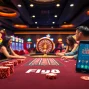 Experience excitement at the Fly88 casino with vibrant gaming tables and immersive slot machines.