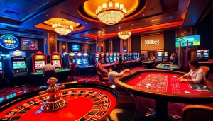 Experience the thrill of betting with link 188bet in a modern casino setting filled with exciting games.