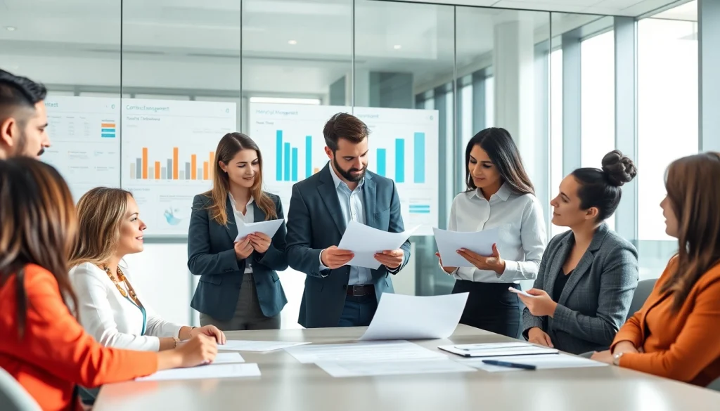 Enhance your understanding of Contract Management with a professional team collaboration.