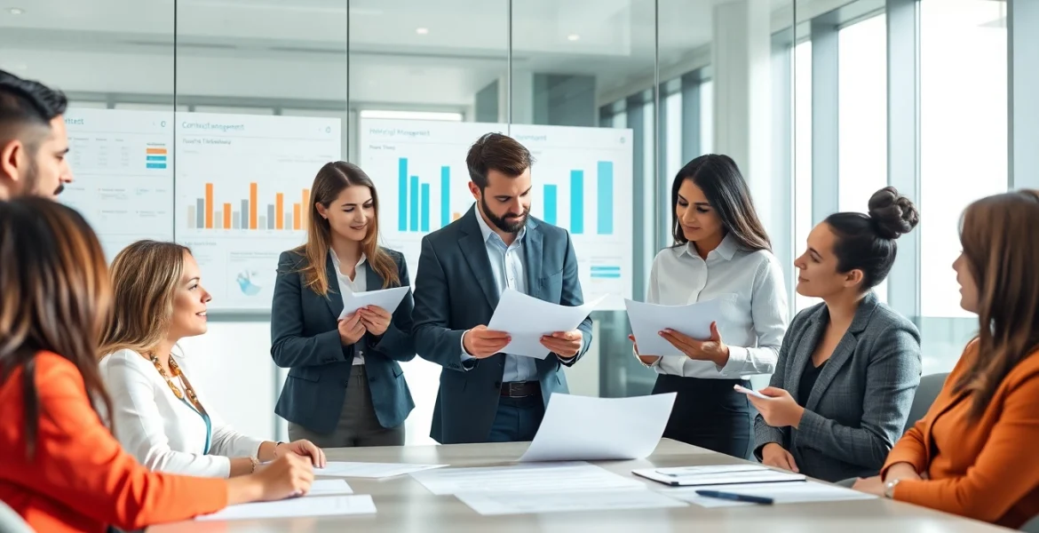 Enhance your understanding of Contract Management with a professional team collaboration.