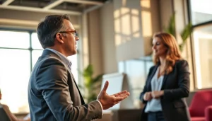 Enhance your growth with business coaching service in a collaborative office atmosphere.