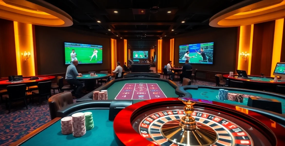 Experience thrilling betting opportunities on Crickex with a vibrant casino atmosphere.