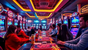 Mengupas situs deposit 1000 dalam suasana bermain slot online yang penuh semangat dan kemenangan.