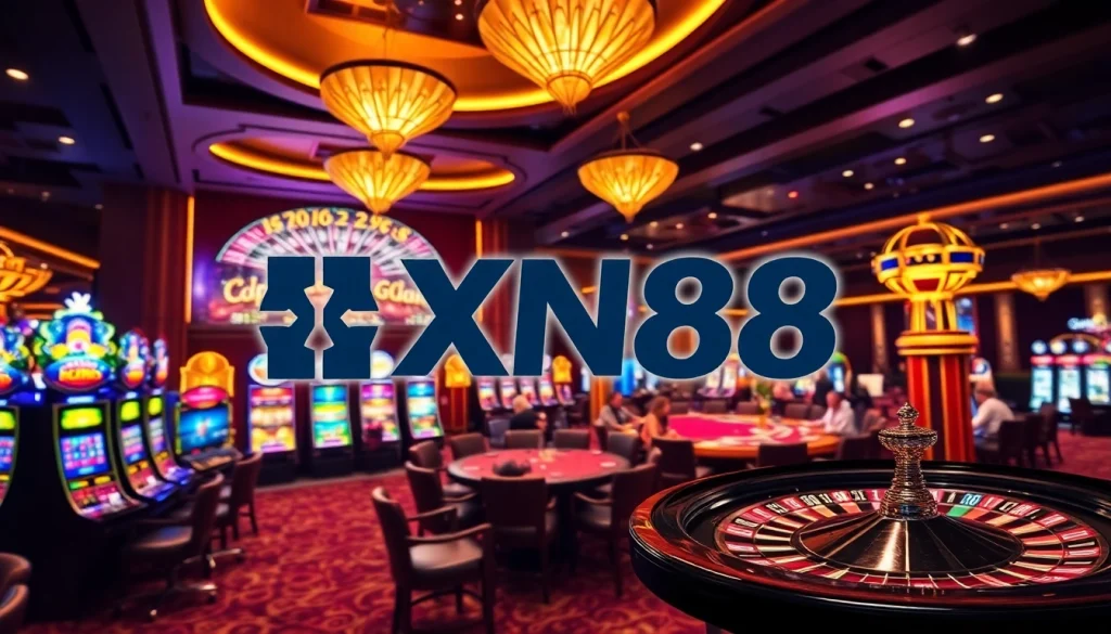 Experience excitement and strategy at XN88's vibrant casino atmosphere with engaging games.