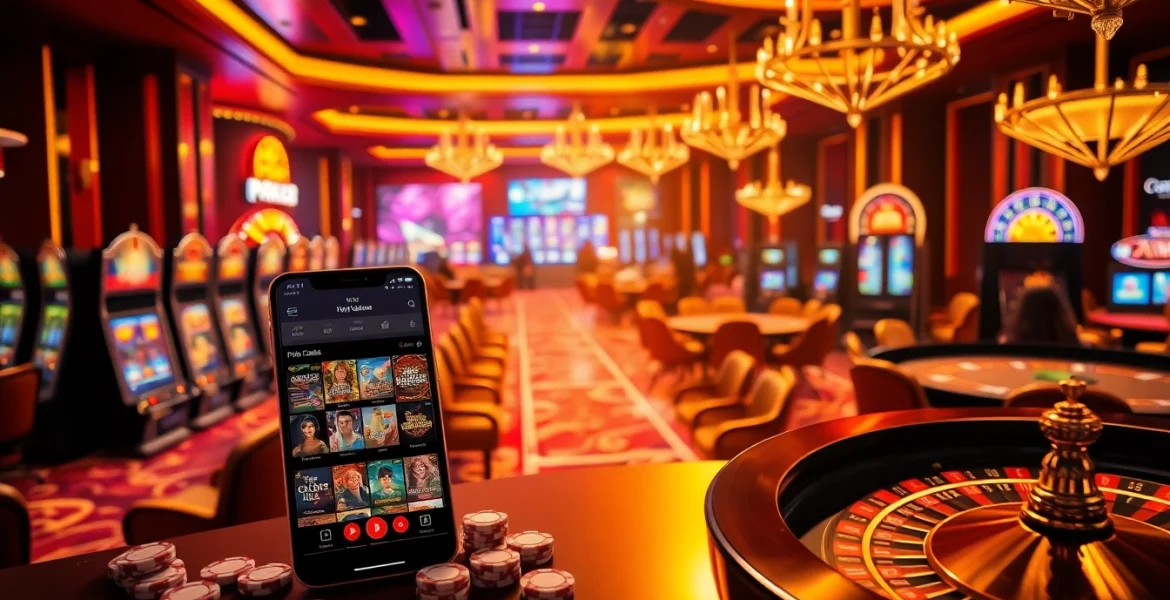 Experience the thrill of gaming with PH22's vibrant mobile app and exciting casino atmosphere.