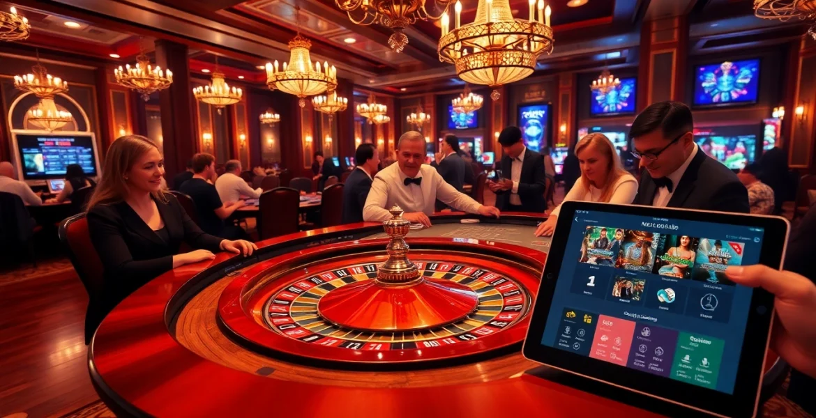 Engaging players at a luxurious casino table featuring https://lc88.bio/ with vibrant gaming atmosphere.