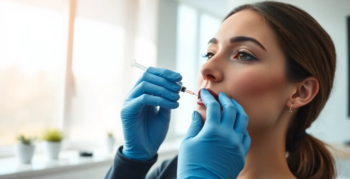 Client receiving Botox Nyack treatment in a modern, professional clinic environment.