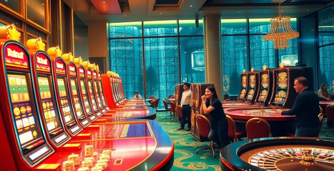 Experience the excitement of top slot machines at https://www.slots899.com/ with vibrant colors and professional setups.