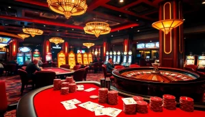 Engage in thrilling casino games while experiencing the luxury of RR888 action on a vibrant gaming floor.