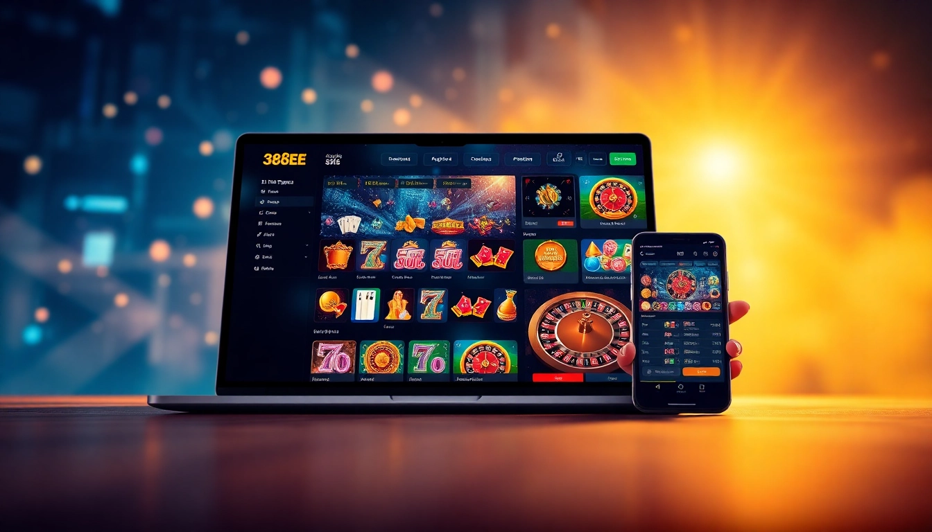 Engaging view of the 58ee online casino platform showcasing vibrant games and secure environment.