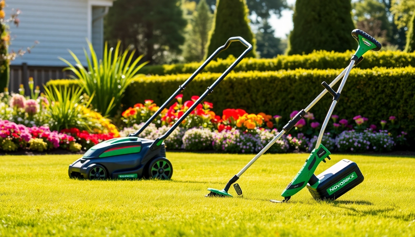 NovorikX outdoor power equipment enhancing garden maintenance with modern tools.