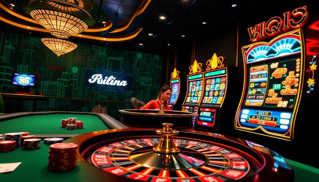 Engaging scene reflecting Trang chủ 789P with vibrant online gaming elements and casino visuals.