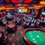 Experience thrilling gameplay at https://xx88.pizza/ with vibrant casino tables and exciting gaming elements.