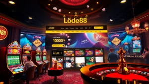 Experience the excitement of the trang chủ lode88 interface with engaging gambling games and professional design.