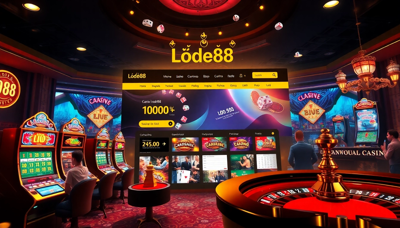 Experience the excitement of the trang chủ lode88 interface with engaging gambling games and professional design.