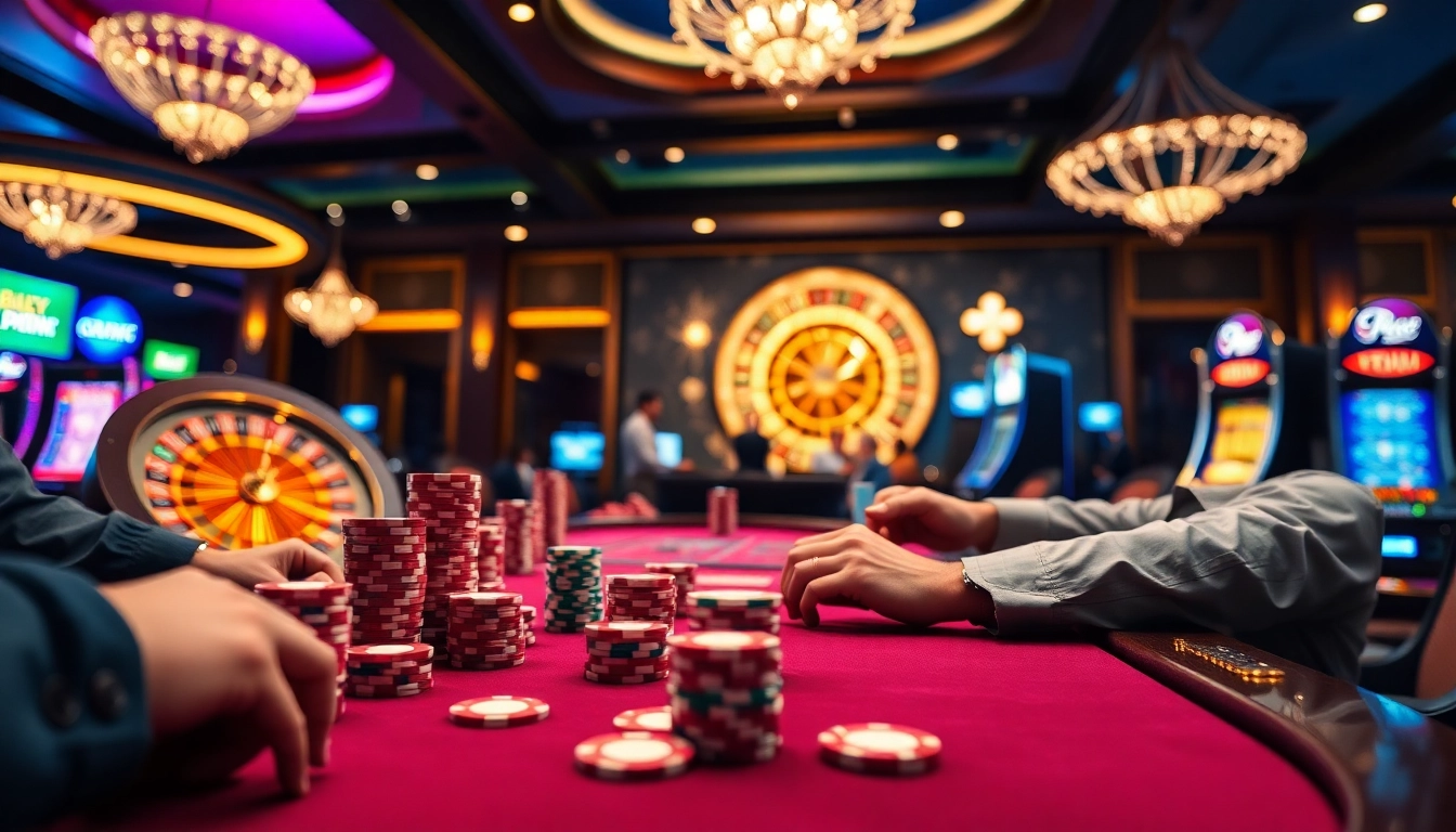 Experience the thrill of online gambling at https://s666hn.com/ with professional poker players and vibrant slot machines.