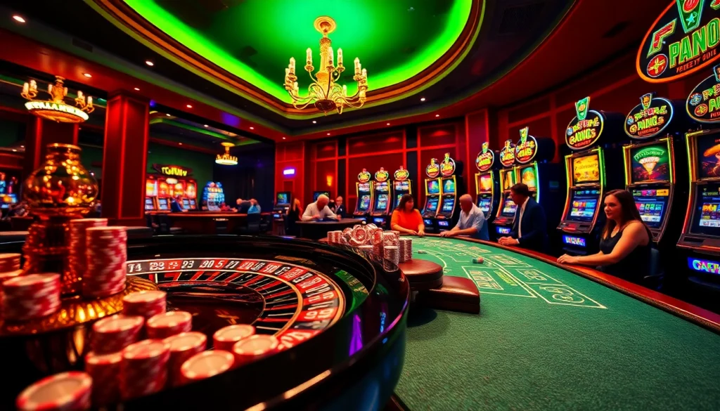 Engaging roulette table scene with players and hidden wiki elements for gambling excitement.