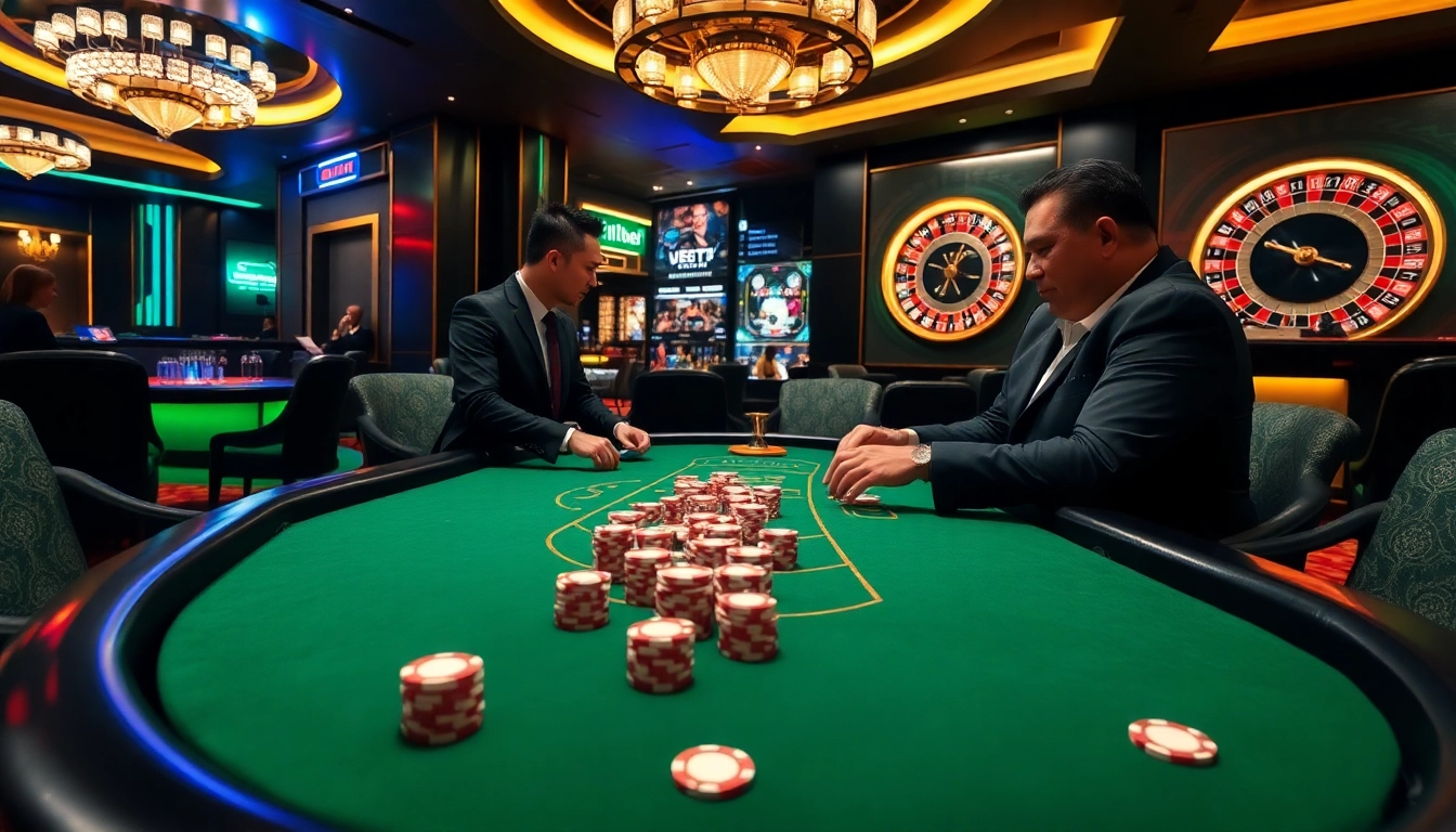 Experience high-stakes poker excellence at 11BET's luxurious casino tables.