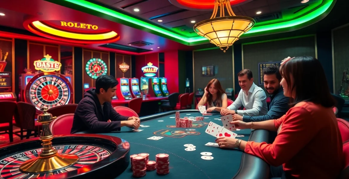 Players celebrate wins at the poker table, embodying the excitement of https://gg88.guru/ casino gaming.