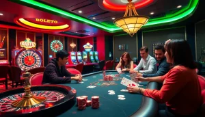 Players celebrate wins at the poker table, embodying the excitement of https://gg88.guru/ casino gaming.