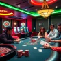 Players celebrate wins at the poker table, embodying the excitement of https://gg88.guru/ casino gaming.