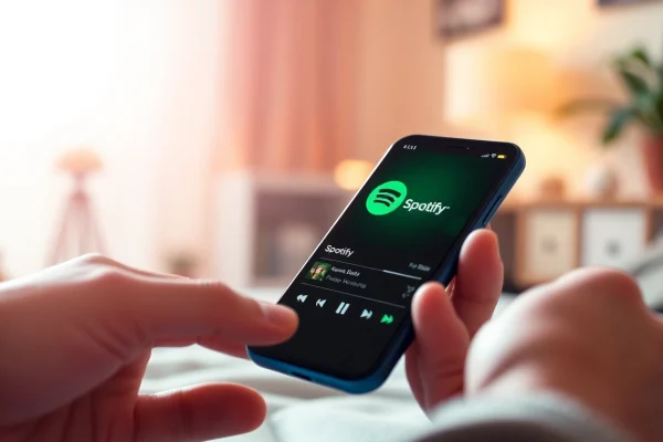 Enjoy ad-free music streaming with the Spotify mod app on smartphone