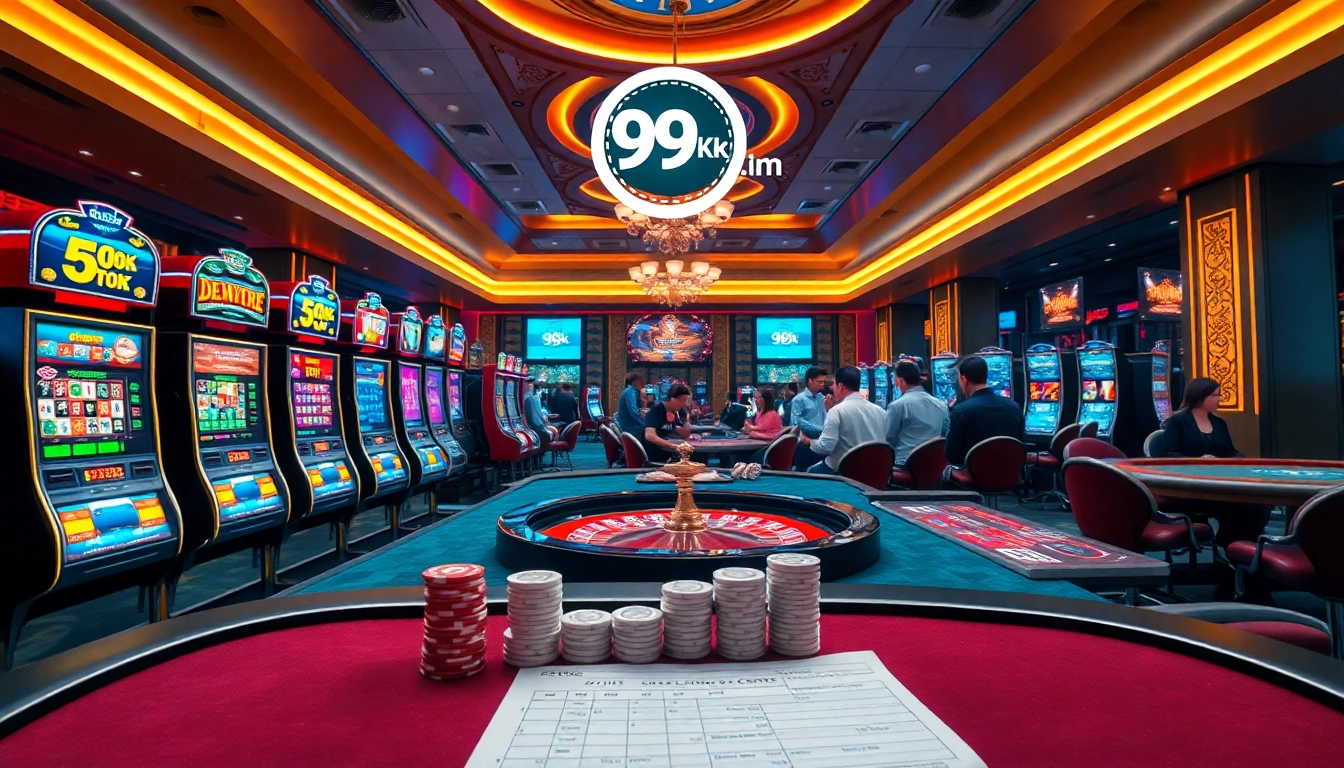 Experience high-stakes excitement at 99ok.co.im with vibrant casino visuals and gaming action.