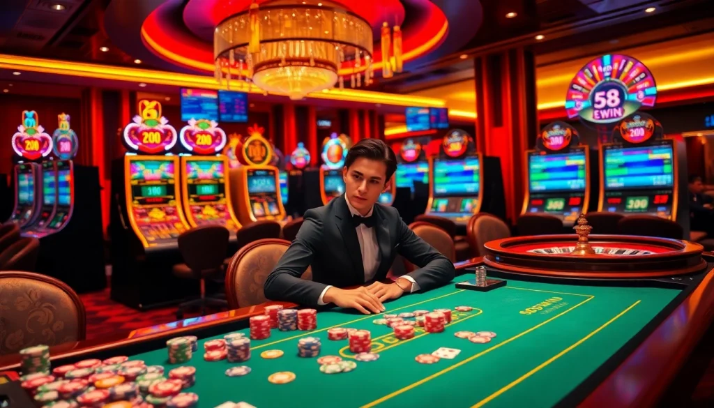 Experience the thrill of winning big at 58win's luxurious casino games.
