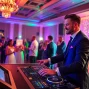 Sydney wedding DJ engaging guests with lively music at a wedding reception, showcasing a vibrant atmosphere.