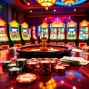 Experience the thrilling gameplay at Oxplay entailing vibrant slot machines and a lively casino atmosphere.