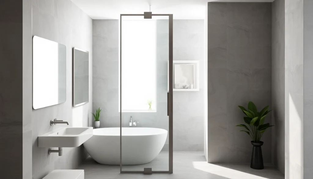 Découvrez une paroi de douche à l'italienne élégante offrant une esthétique moderne et épurée.