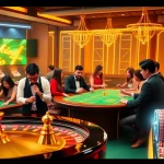 hướng dẫn ee88 captivating online gambling scene featuring poker, roulette, and vibrant casino elements