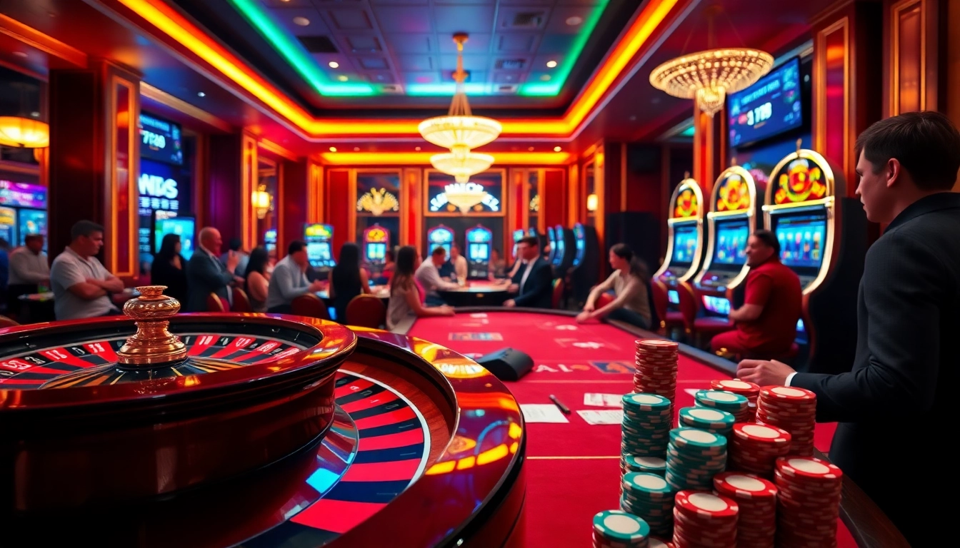 Engage in thrilling casino action at https://mu88.camp/ with poker games and vibrant slot machines.