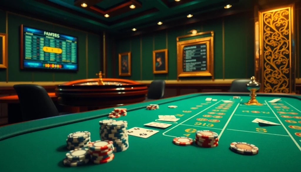 Experience luxury gambling at MV88 casino with vibrant tables and high-stakes action.