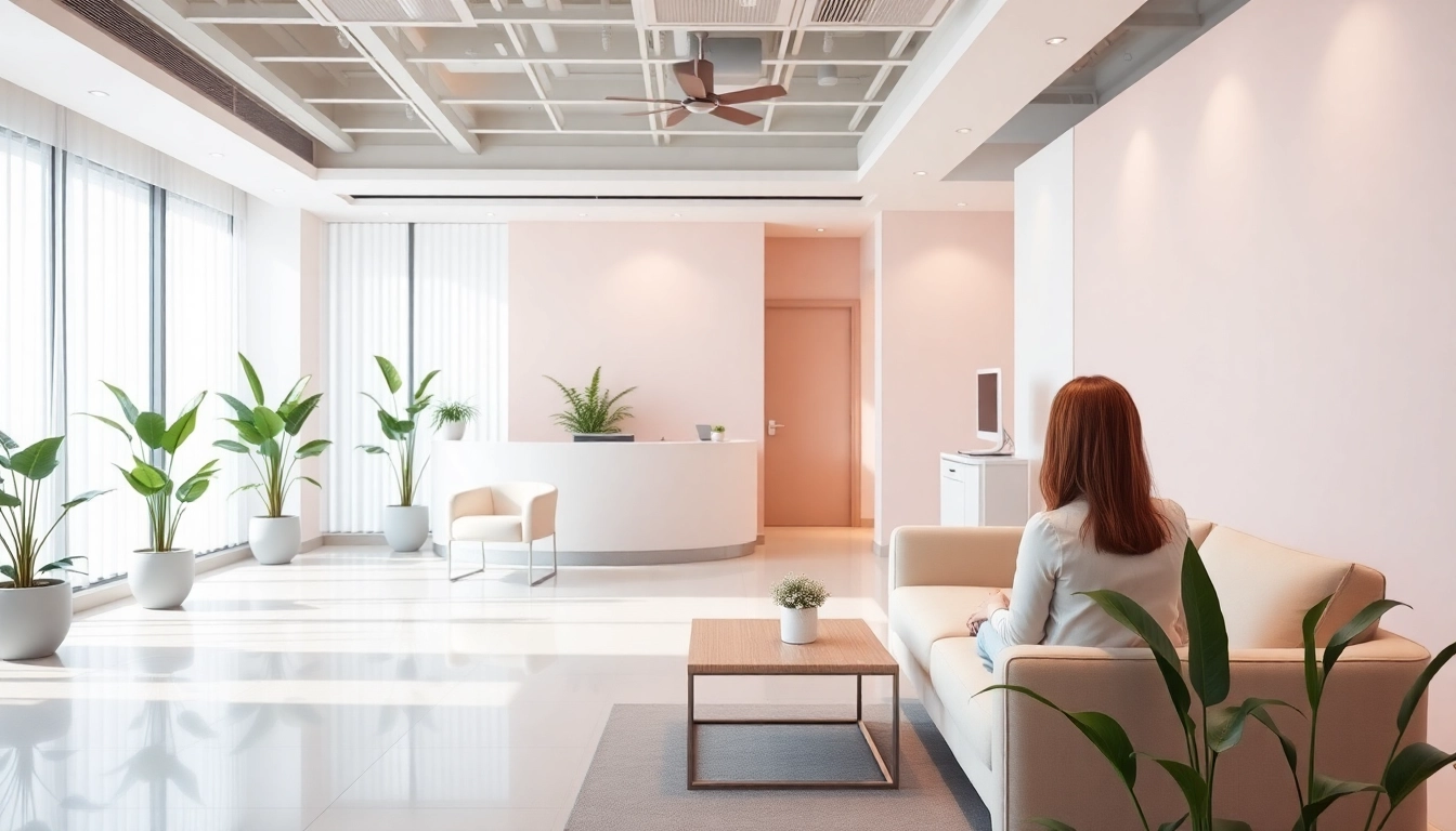 女性の薄毛治療クリニックの環境、信頼と専門性を示す。