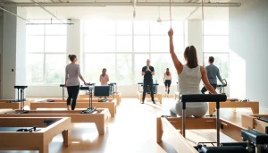 自然光が差し込むモダンなスタジオで専門的な指導を受けられるマシンピラティスおすすめクラス