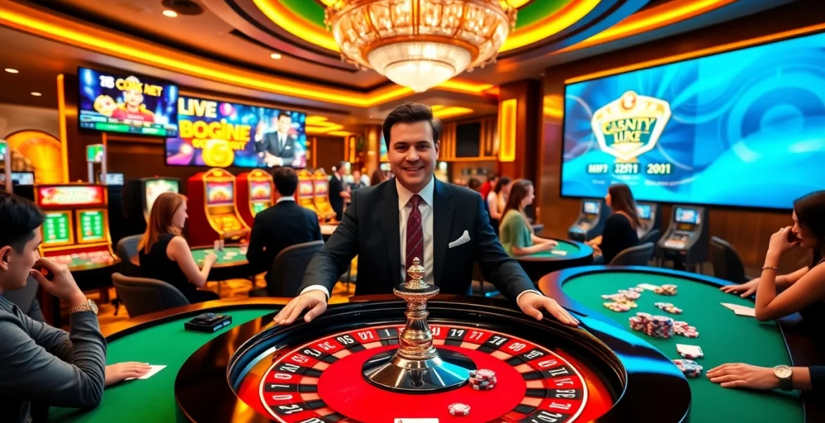 Experience thrilling gameplay at https://sodo66new.com with vibrant casino scenes and professional dealers.