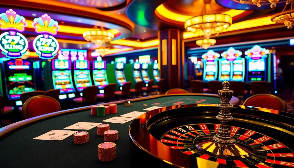 Experience the thrill of gambling at 79 king, featuring vibrant casino tables and lively gameplay.