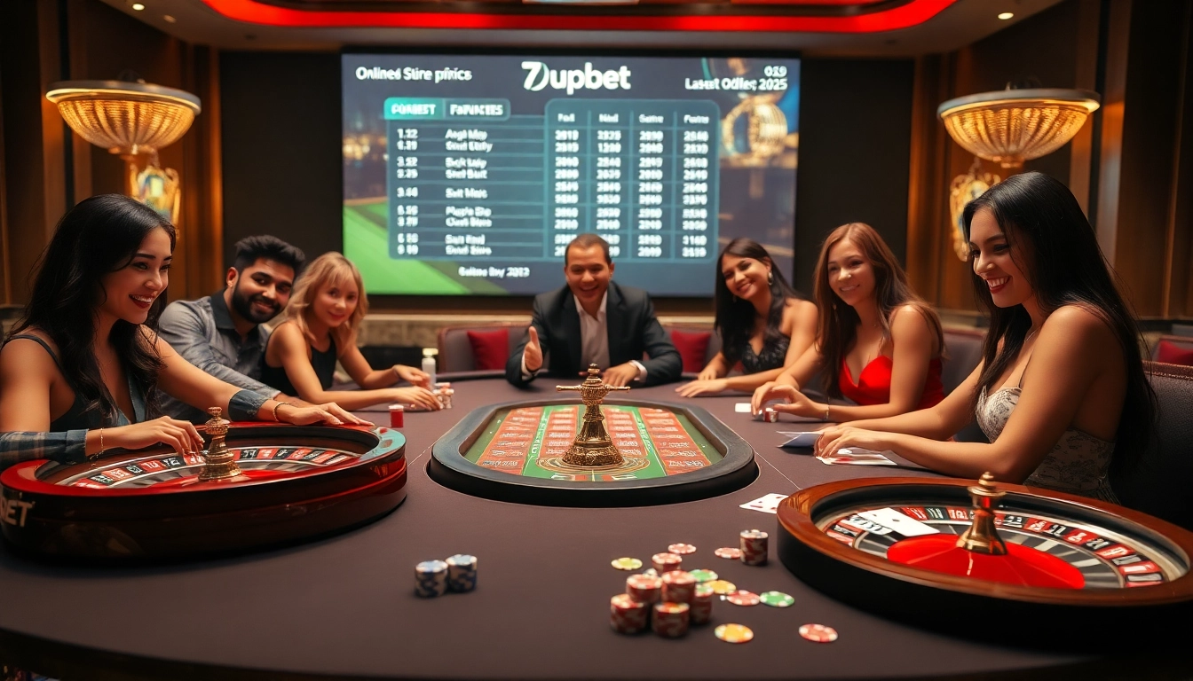 Experience thrilling bets at 7upbet's exciting casino ambiance with lively players.
