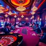 Players enjoying a thrilling session at rr 88 casino, surrounded by poker tables and roulette wheels.