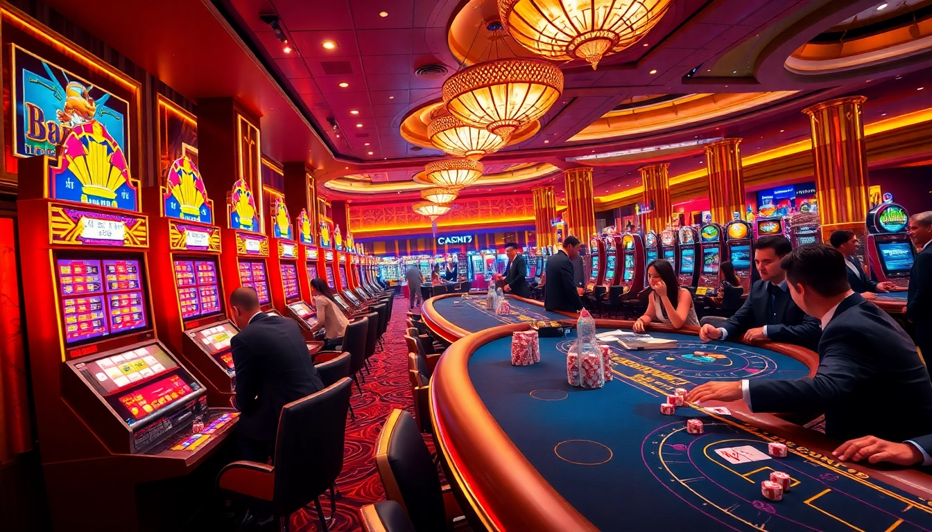 SODO Casino offers an exciting gaming experience with vibrant slot machines and professional dealers.