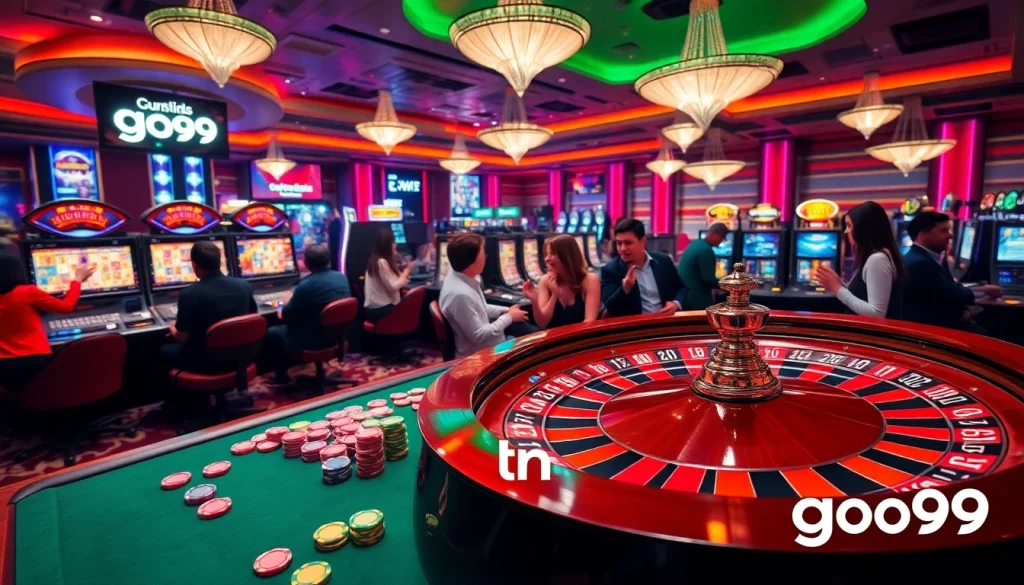 Experience the thrill of go99 with high-stakes roulette and engaging slot machines.