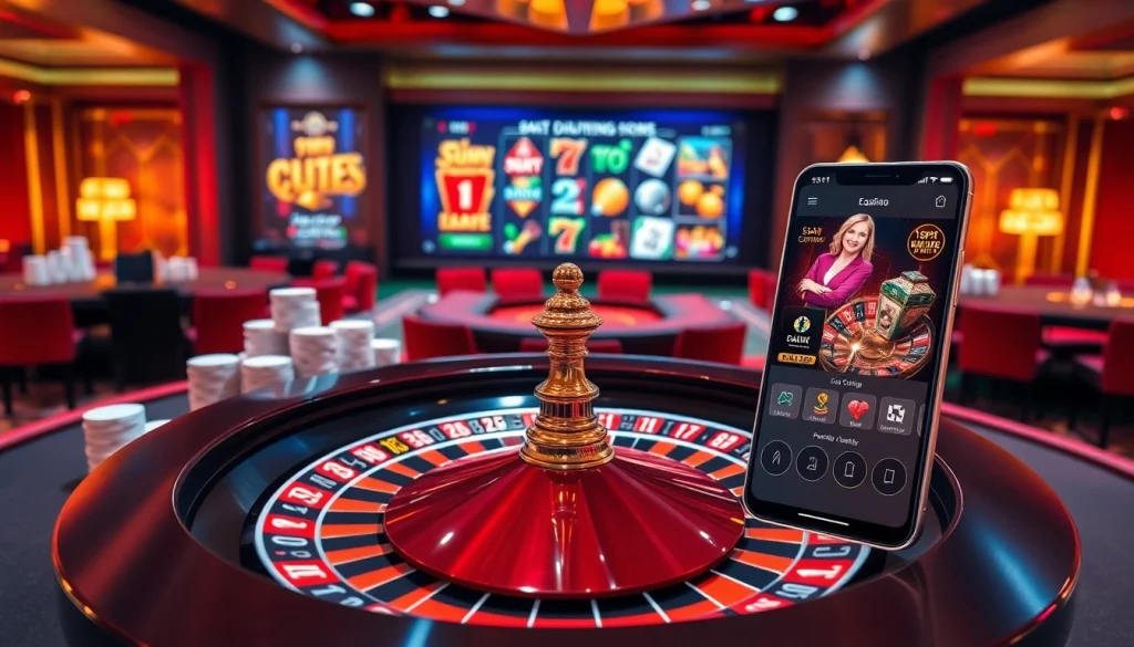 Experience the thrill of S8 casino with vibrant gaming tables and exciting slot options.