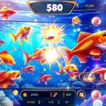 Bắn cá NK88 gameplay showcasing colorful fish and engaging shooting animations in a vibrant online casino.