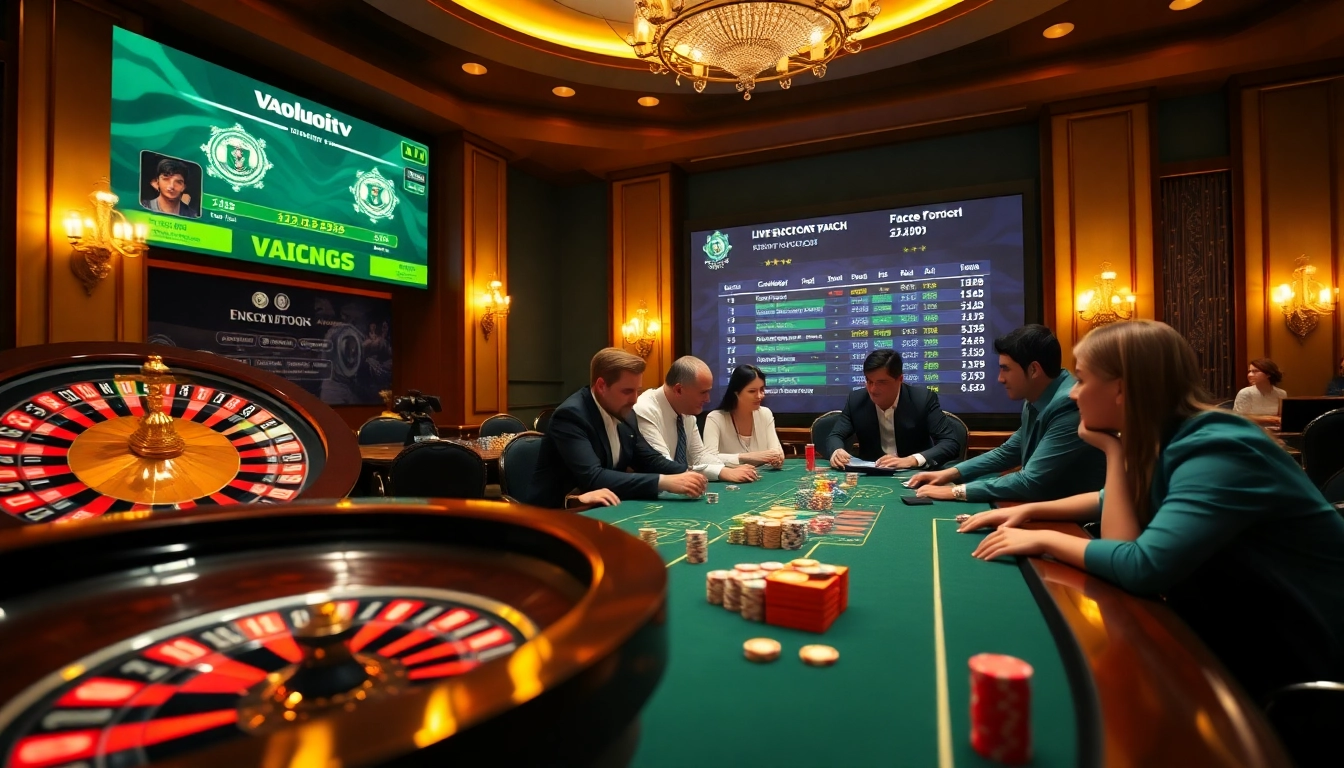 Experience thrilling gameplay and real-time stats at https://vaoluoitv.it.com with vibrant poker tables and roulette wheels.