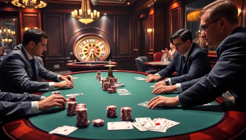 Experience the thrill of gambling at https://tt88.de.com with a luxury poker game setup.