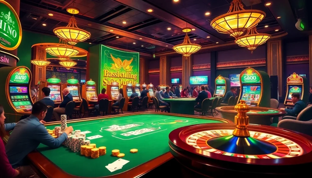 Experience the thrill of gambling at alo789 with vibrant slot machines and poker action.